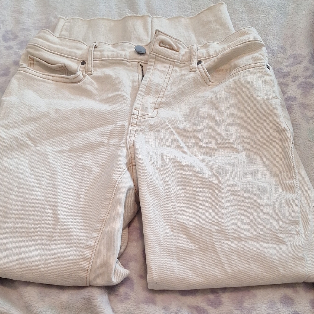 a.n.a Women's High Rise Jeans in Cream